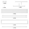 Artloge 9.8Ft Flexible adjustment Wedding Arch Backdrop Stand Rectangle Curtain Frame Flower Decoration Shelf for Wedding Venue Garden Arbor Decor - 4 of 4