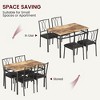 Dining Table Set for 4, Kitchen Table and Chairs for 4 - 3 of 4