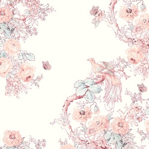 Laura Ashley Birtle Blush Mural - 1 of 4