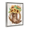 Stupell Industries Southern SunBouquet Boots, 17" x 21" - 3 of 4