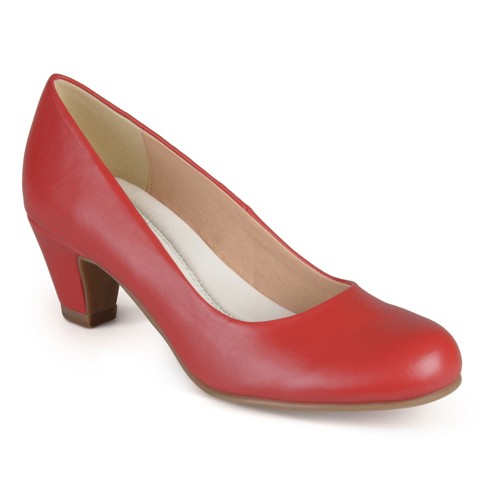 Red hot sale low pumps