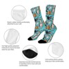 Cute Cartoon Ferrets Women Printed Crew Socks Funny Funky Socks Soft Polyester Novelty Gifts for Artists Men - 4 of 4