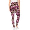Woman Within Petite Stretch-Cotton Knit Pull-On Printed Pocket Leggings - 3 of 3
