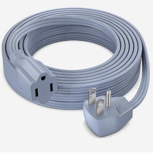 Maximm Extension Cord Heavy Duty Flat Wire 3-Prong Flat Plug, 14 AWG Power Cord - UL Certified - 1 of 4