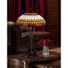Quoizel Western Place 26 1/2" Bronze Tiffany-Style Glass Table Lamp - 2 of 2