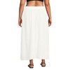 Lands' End Women's Cotton Gauze Maxi Swim Cover-up Skirt - 2 of 4