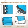 Yaheetech Set of 2 26in Outdoor Zero Gravity Chair Patio Lounge Camping Chair - 4 of 4