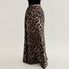 Anna-Kaci Women's Leopard Print Maxi Skirt with Soft Draping Silhouette, Smooth Stretch Waist, and Flowing Fabric - 4 of 4