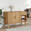 vidaXL Sideboard OLDEN Brown 44.9 in.x16.9 in.x28.9 in. Solid Wood Pine - 3 of 4