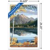 Trends International Lantern Press - Longs Peak & Bear Lake Fall Framed Wall Poster Prints - 3 of 4