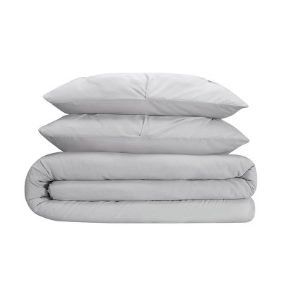 Full Gray Microfiber Bed in a Bag Set