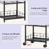 Can Organizer for Pantry - Stackable Rolling Snack Cart, Multi-Functional Shelf with Adjustable Wheels - 4 of 4