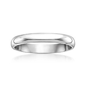 Ross-Simons Women's 3mm 14kt White Gold Band - 1 of 4