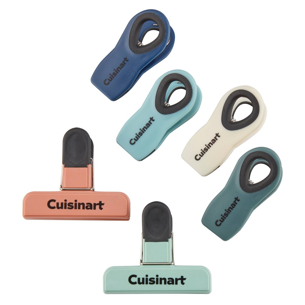 Photos - Food Container Cuisinart 6pc Magnetic Chip Clips: Multicolored Plastic Food Storage Accessories, Lifetime Limited Warranty 