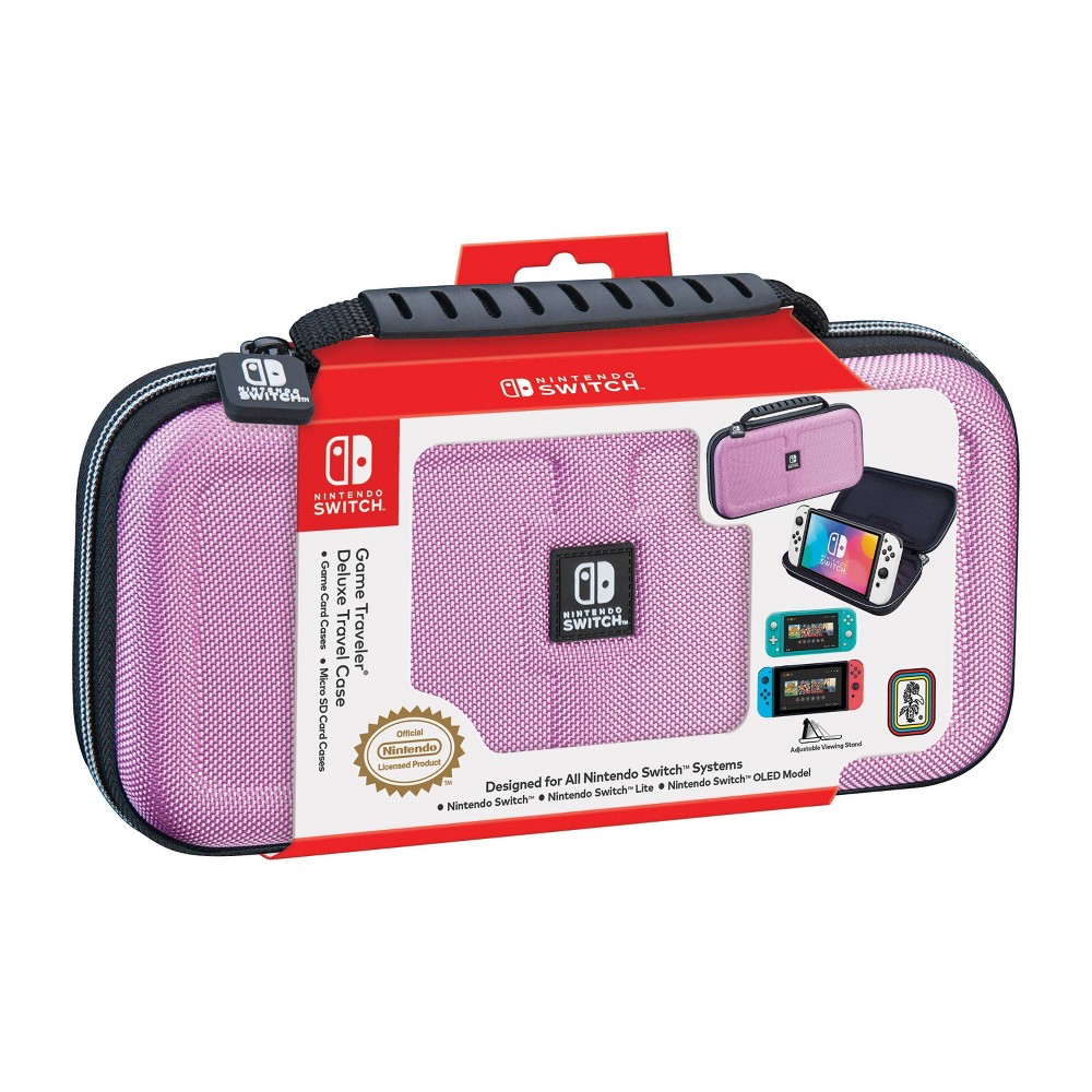 Photos - Console Accessory RDS Industries Nintendo Switch Game Traveler Deluxe Case - Pink 