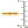 Slickblue Women's 18K Gold Eternity Band Ring, 3mm Width, Round Swarovski Crystals, Sizes 5 to 10 - 4 of 4