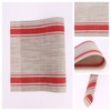 Unique Bargains Vinyl PVC Waterproof Wrinkle-resistant Non-slip Placemats 8 Pcs - 2 of 4