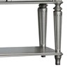 Royal Hampton Sideboard Buffet w Wine Rack, Silver Wood, Fluted Legs, 60 Inch - 4 of 4