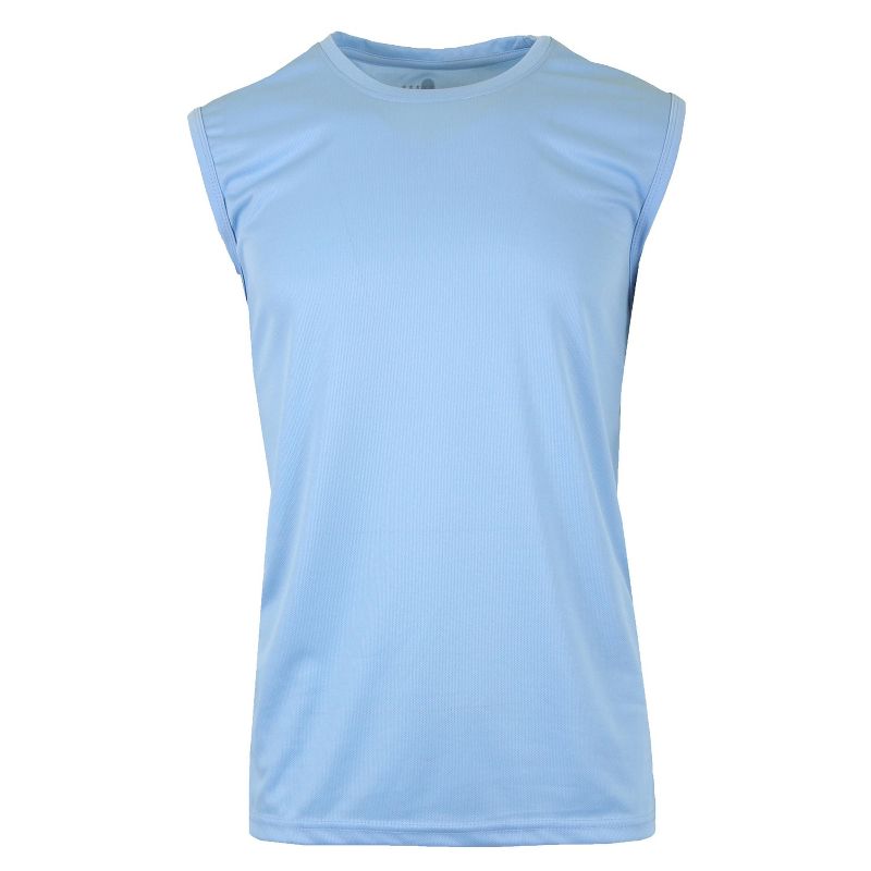 Galaxy By Harvic Men's Moisture-Wicking Wrinkle Free Performance Muscle Tee, 1 of 3