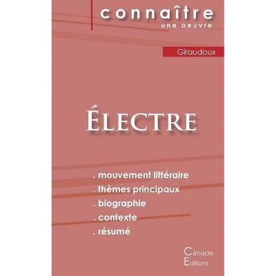 Fiche de lecture Électre de Jean Giraudoux (Analyse littéraire de référence et résumé complet) - (Paperback)