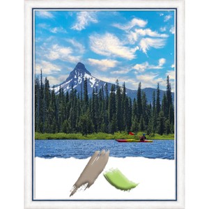 18"x24" Opening Size Morgan Wood Picture Frame Art - Amanti Art: Modern Wall Decor, Acrylic Glazing - 1 of 4