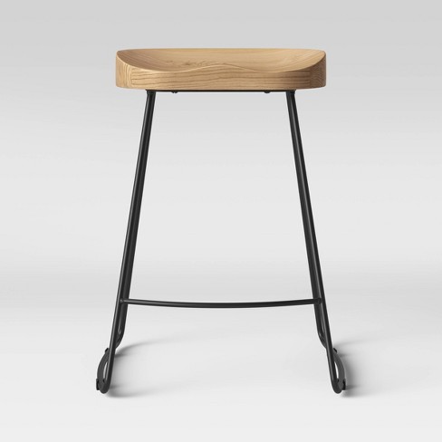 Wooden store stool target