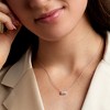 Pure Collection by Ross-Simons 0.25 ct. t.w. Diamond Cluster Necklace in Sterling Silver - 4 of 4
