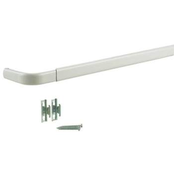 Kenney Enamel White Curtain Rod 18 in. L X 28 in. L