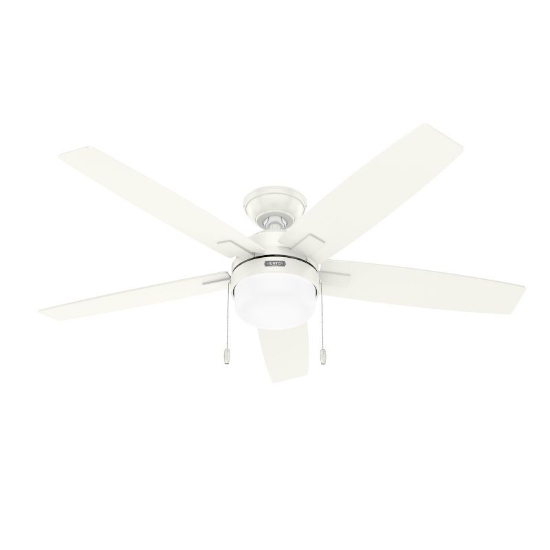 52" Anisten Ceiling Fan with LED Light Kit and Pull Chain - Hunter Fan, 1 of 14