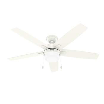 52" Anisten Ceiling Fan with LED Light Kit and Pull Chain - Hunter Fan