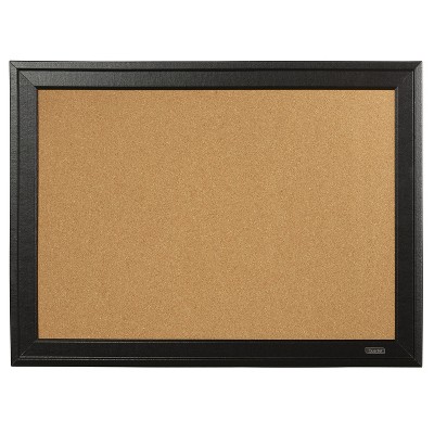 Quartet Cork Bulletin Board Black Frame 23 x 79281