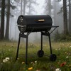 ORRD 30" Portable Charcoal Grill with Adjustable Heat Control, 2 Wheels & Storage Shelves for Outdoor BBQ Picnic - 4 of 4