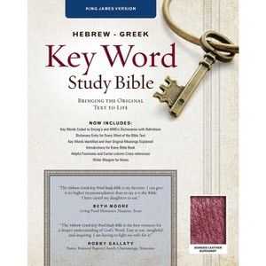 Hebrew-Greek Key Word Study Bible-KJV - (Key Word Study Bibles) by  Spiros Zodhiates & Warren Patrick Baker (Leather Bound) - 1 of 1