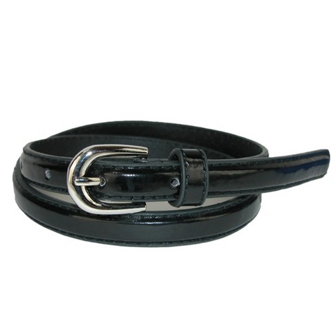 Ctm Girls' Metallic Braided Belt, Small, Black : Target