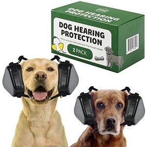 Evergreen Pet Supplies 2 Pack Med/Large Dog Ear Muffs for Advanced Dog Hearing Protection - Fireworks Relief - Ear Covers for Dogs - 1 of 4