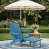 Adirondack Chair, Folding Wooden Outdoor Lounge Accent Chair, 300lb Weight Capacity - 3 of 4