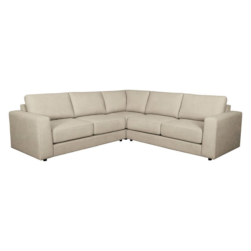 3pc Elizabeth Stain Resistant Fabric Sectional Sofa - Abbyson Living, 1 of 14