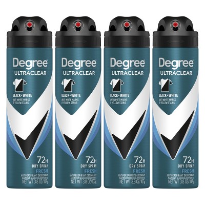 Degree Ultraclear Black + White 72 Hour Antiperspirant & Deodorant Spray - Fresh Scent