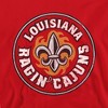 Men's University Of Louisiana At Lafayette Distressed Primary Logo Crewneck Sweatshirt - 2 of 4