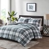 Gulches King Cal King Blue Plaid 3 Piece Comforter Set Ultra Soft Microfiber - 2 of 4