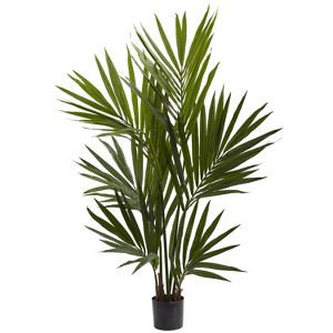 HomeStock  4 ft. Artificial Palm Tree in Pot for Indoor/Outdoor - 1 of 4