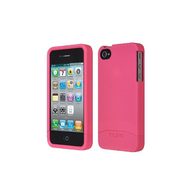 Incipio EDGE PRO Hard Shell Case for Apple iPhone 4/4S - Soft-Touch with Stand (Pink), 1 of 2