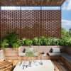 PexFix Outdoor Metal Privacy Screen Garden Fence in Square Pattern - 2 of 4