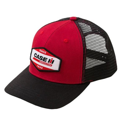 Case IH Two-Tone Red & Black Woven Patch Trucker A3223