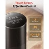 Sagto 24.6" Tower Space Heater with Flame Effect, Fast Ceramic Heating, Quiet Portable Space Heater for Indoor Use - 2 of 4