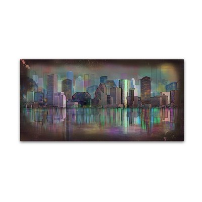 24" x 47" Houston by Ellicia Amando - Trademark Fine Art