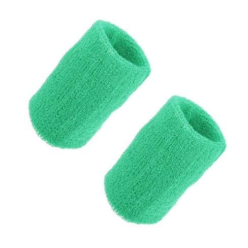 4 Tall Wrist Sweatband - Plain Solid Color Soft Cotton Terry Cloth Sport  Wristband 1 Pair