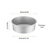 Unique Bargains Removable Loose Bottom Cheesecake Pan 2 Pcs - 2 of 4