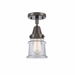 Canton - 1 Light Flush Mount In Industrial Style-10 Inches Tall and 5.25 Inches Wide - 1 of 1