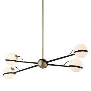 Troy Lighting Ace 4 - Light Island Pendant Light in  Textured Bronze Opal Shade - 1 of 1